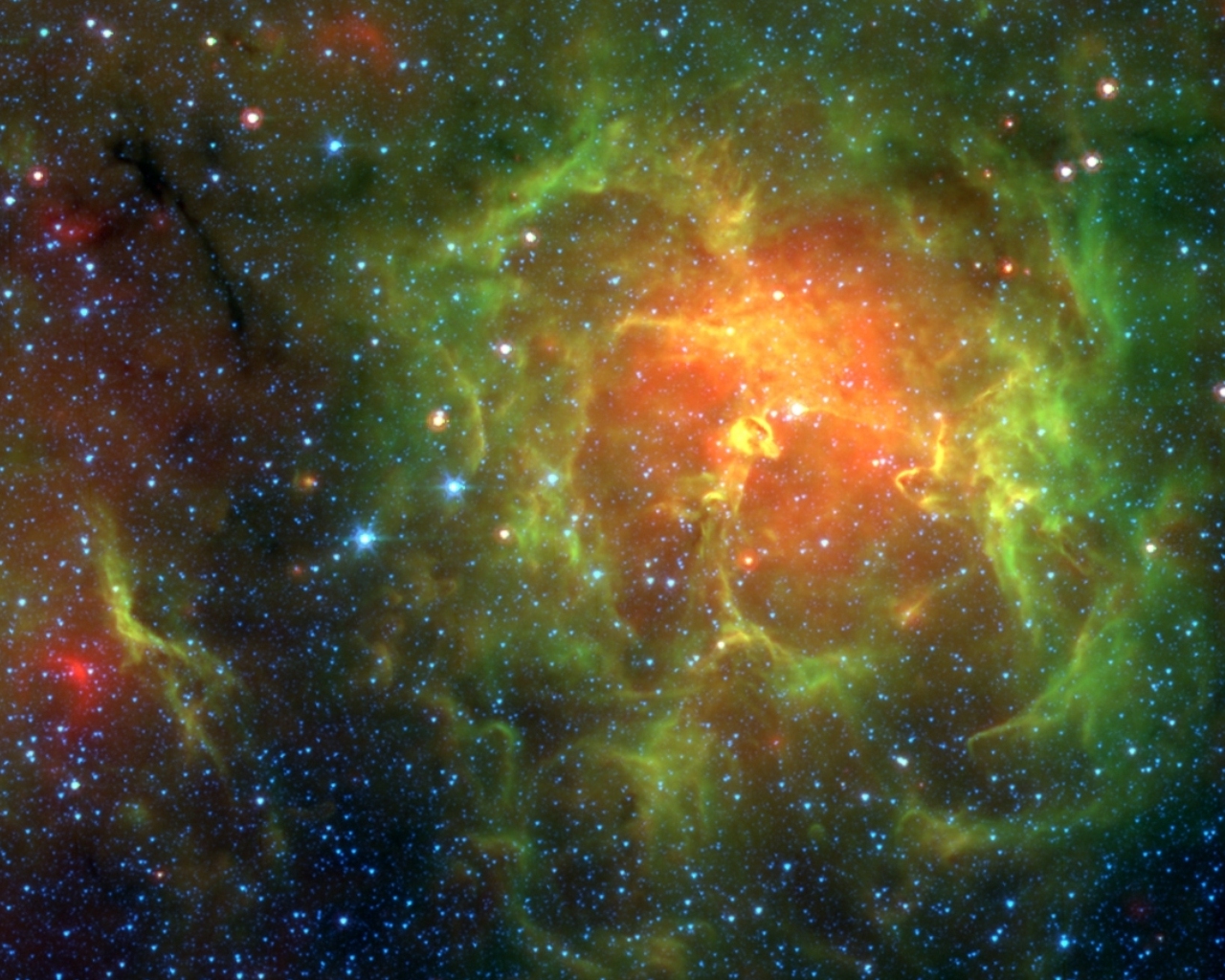 Spitzer-Uncovers-Star-Hatchery